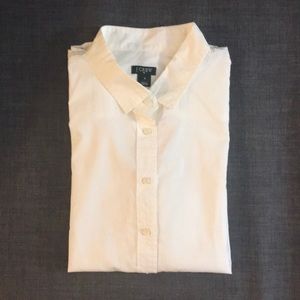 J. Crew Factory White Oxford Shirt NWT - Small